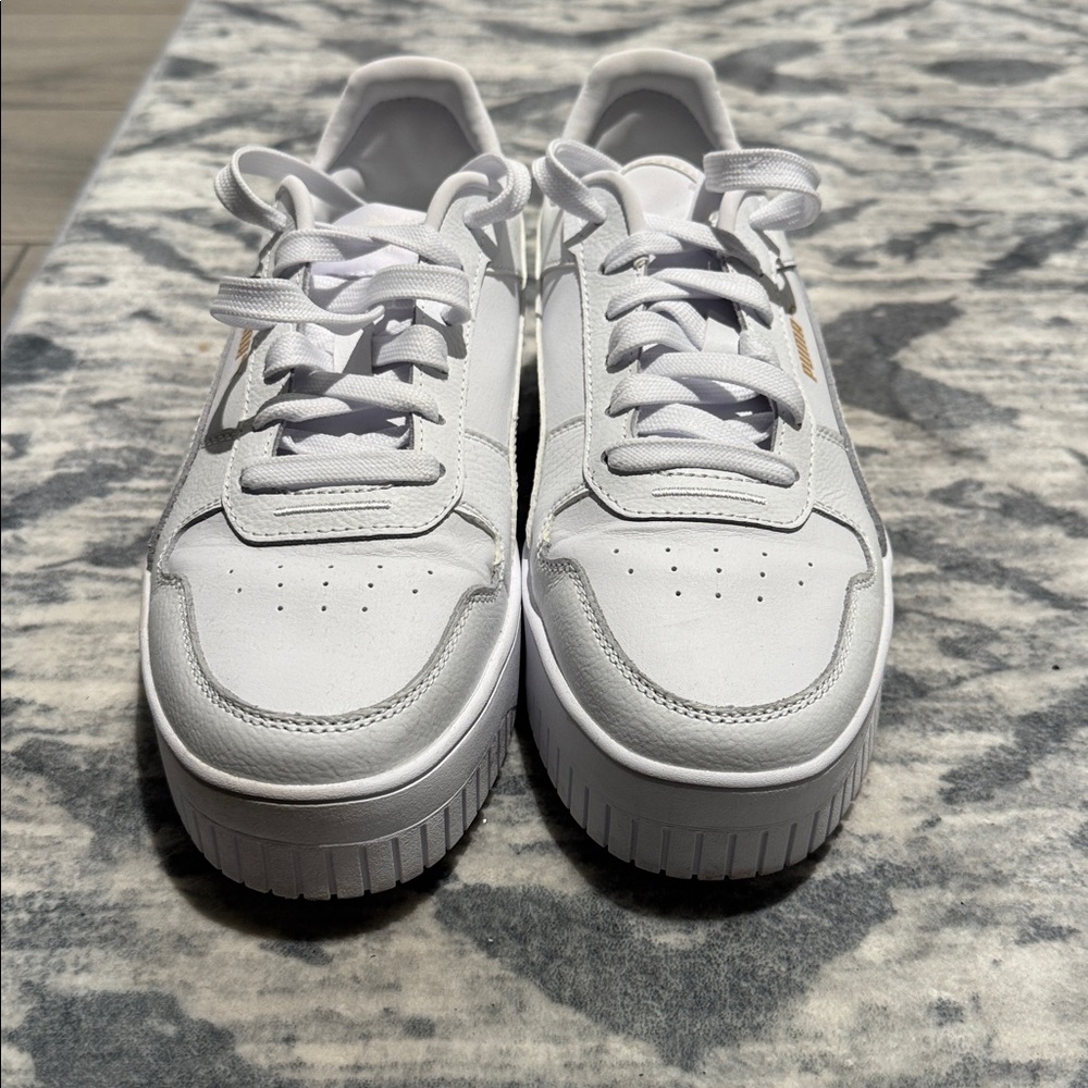 PUMA Women's White Platform Sneakers